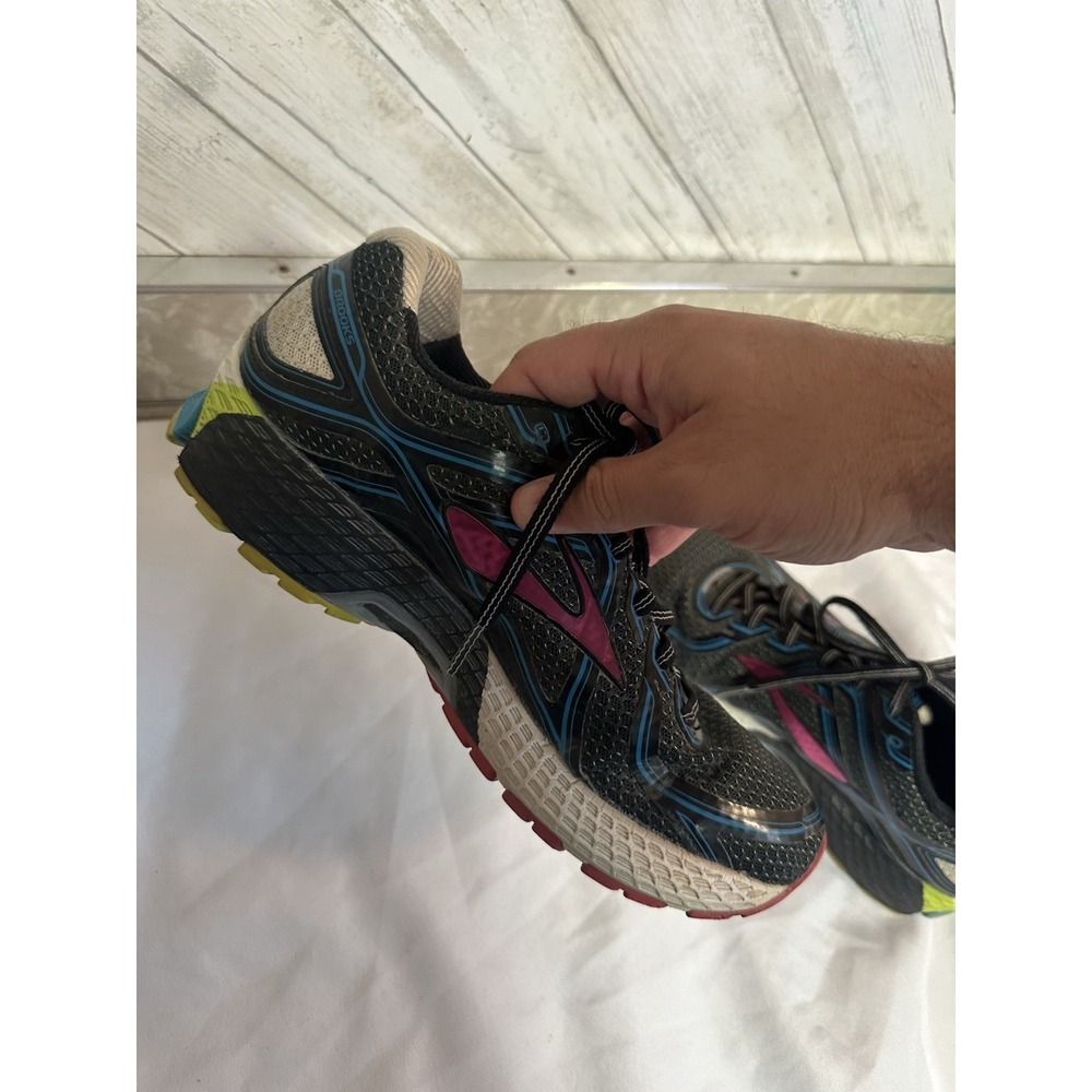Brooks Adrenaline GTS 16 Women's Sz 8.5 B Medium Running Shoes Black Purple - Picture 7 of 10